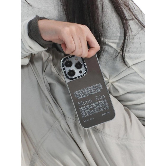 Denim-Patterned Mirror MagSafe iPhone Case 20 colors 28750063