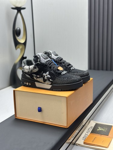 1:1 quality version 28338547 L  Skate Trainer Black shoes