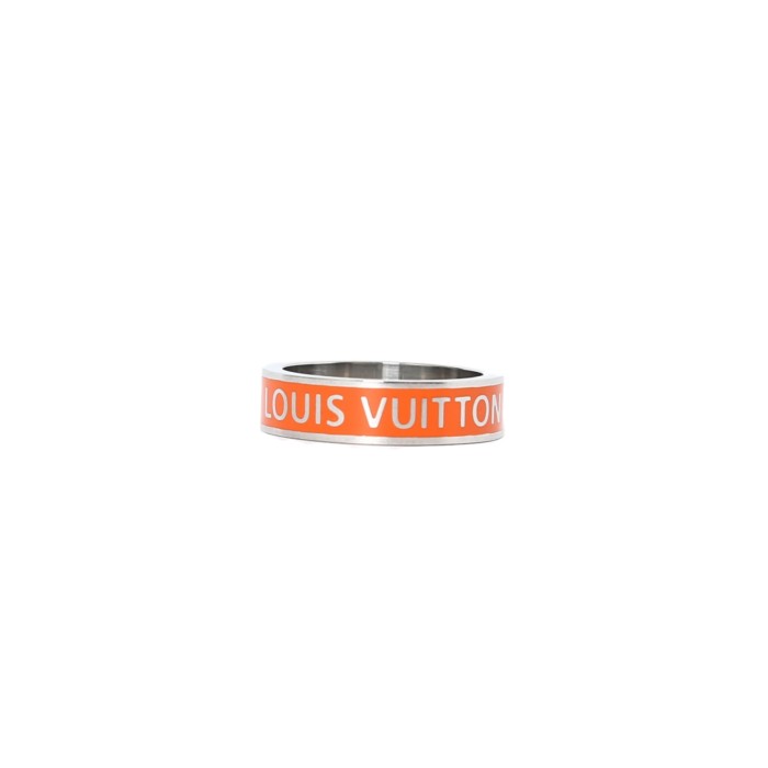 Inclusion Series Letter Enamel Metal Ring 3 colors 28566129