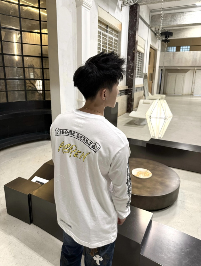 1:1 quality version ASPEN Limited Edition Floral Sleeve Print  Long Sleeve T-Shirt 2 colors 28700629