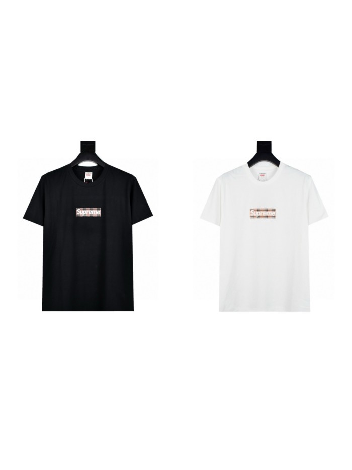 Classic Plaid Logo Co-Branded tee 2 colors