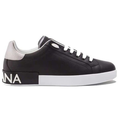 DOLCE    G@BB@N@ CALFSKIN NAPPA PORTOFINO SNEAKERS   DG25