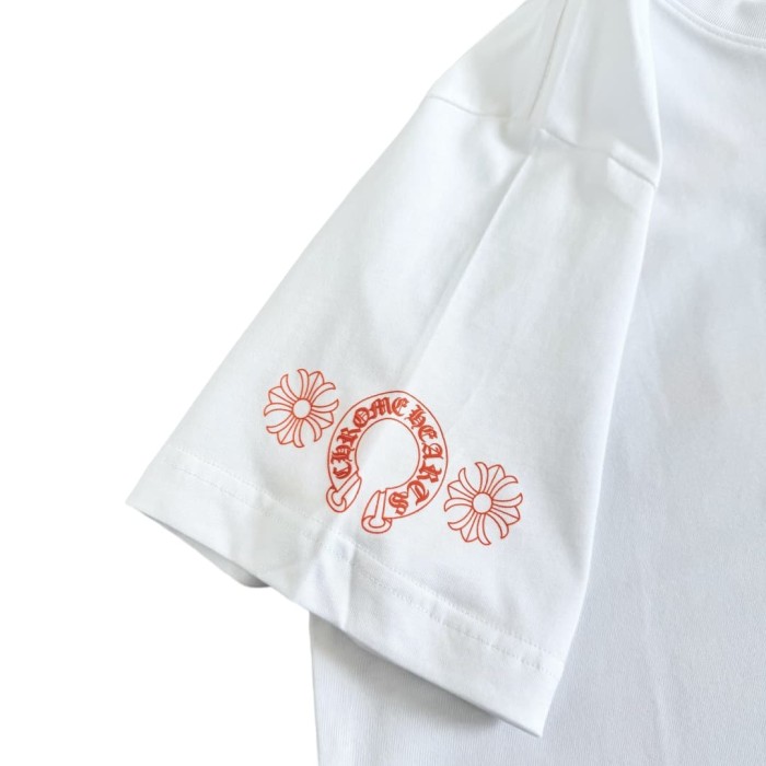 1:1 quality version Orange Cross Print Tee 2 colors 28969327