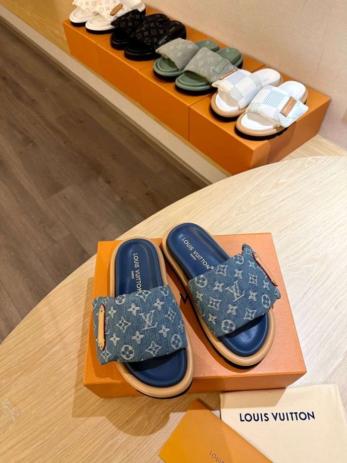1:1 quality version 3D Logo Floral Velcro Sandals 10 colors 28661452