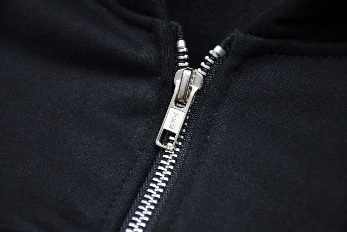 1:1 quality version B.BSIMON Co-branded Rhinestone Logo Zip Up Hoodie 3 colors 29082083