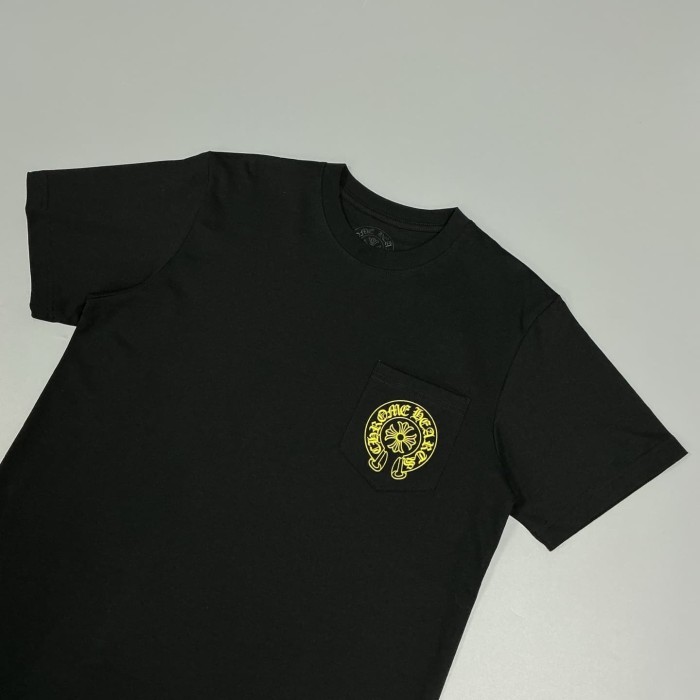 1:1 quality version Horseshoe Cross Logo Print Pocket T-Shirt 2 colors 29093601