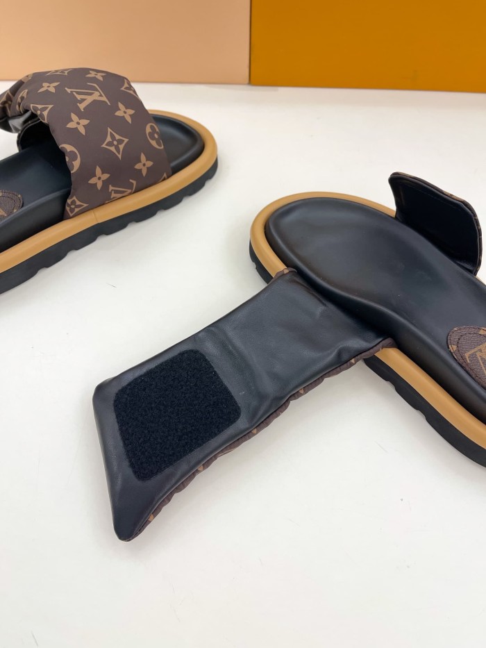 1:1 quality version 3D Logo Floral Velcro Sandals 10 colors 28661452