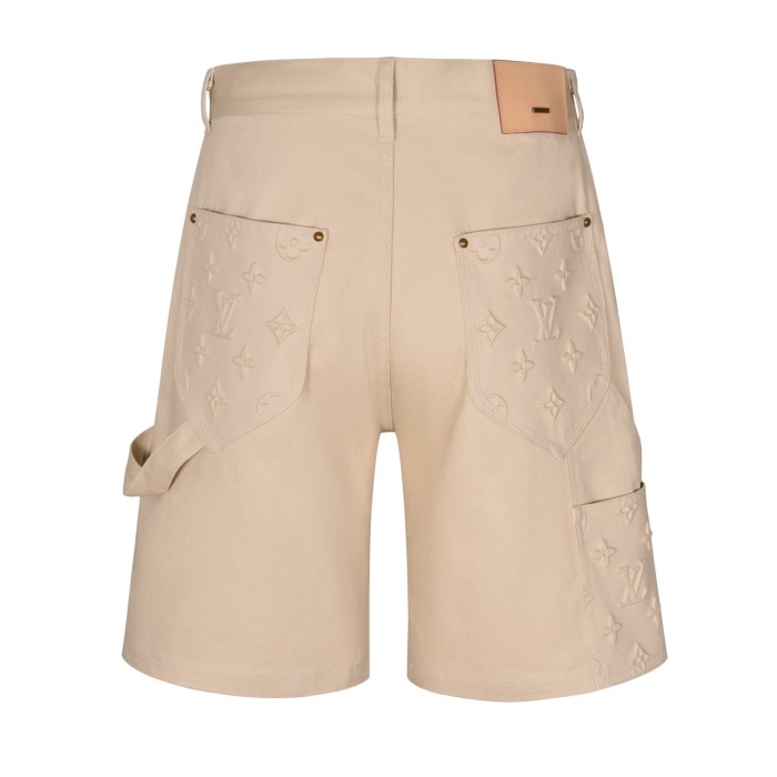1:1 quality version 27931613 Embossed Canvas Shorts
