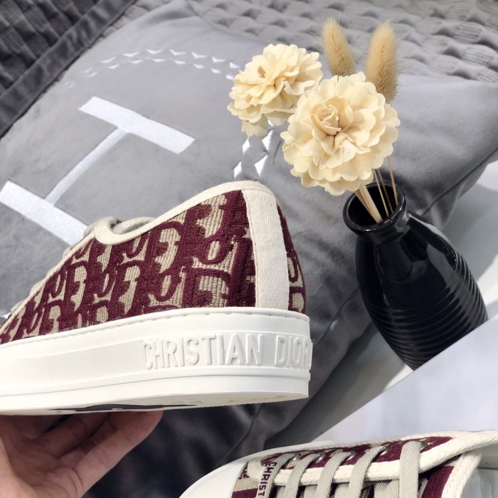 1:1 quality version 28314329 Walk'N'D Monogrammed Embroidered Canvas Shoes 8 colors