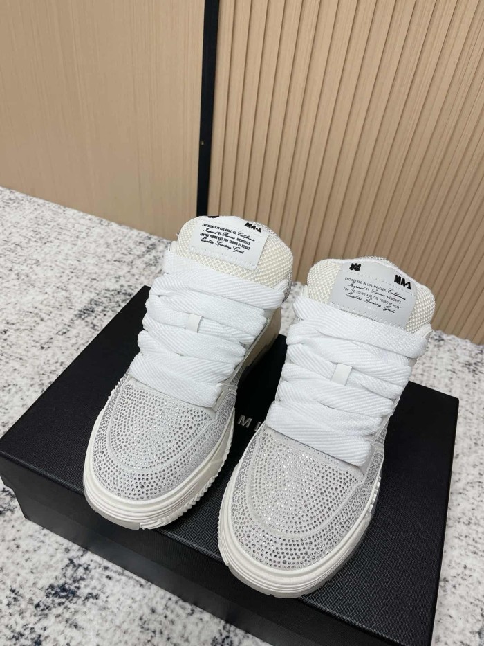 1:1 quality version Colorblocking full rhinestone low top thick bottom sneakers 8 colors 27632830