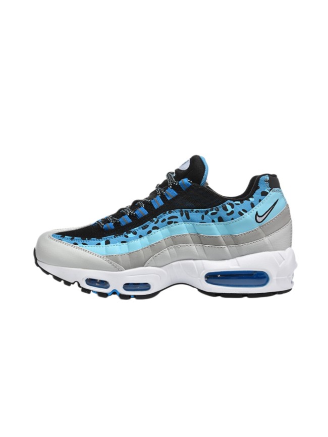 [plus-size shoes]Air Max 95 Blue Leopard Print Sneakers Running Shoes 29038282