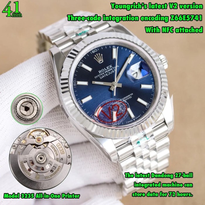 1:1 quality version Log Series Luminous Integrated Movement Stainless Steel Watch 11 colors【Dial diameter：36/41mm 】28770232