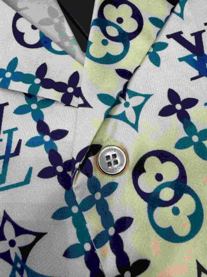 1:1 quality version Classic All-Over Print Mulberry Silk Shirt 28968068