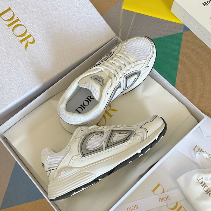 1:1 quality version Leather and mesh fabric patchwork reflective sneakers 35 colors 27736899