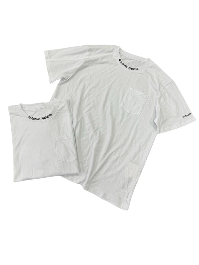 1:1 quality version 28180753 Neckline Embroidered Monogrammed Tee