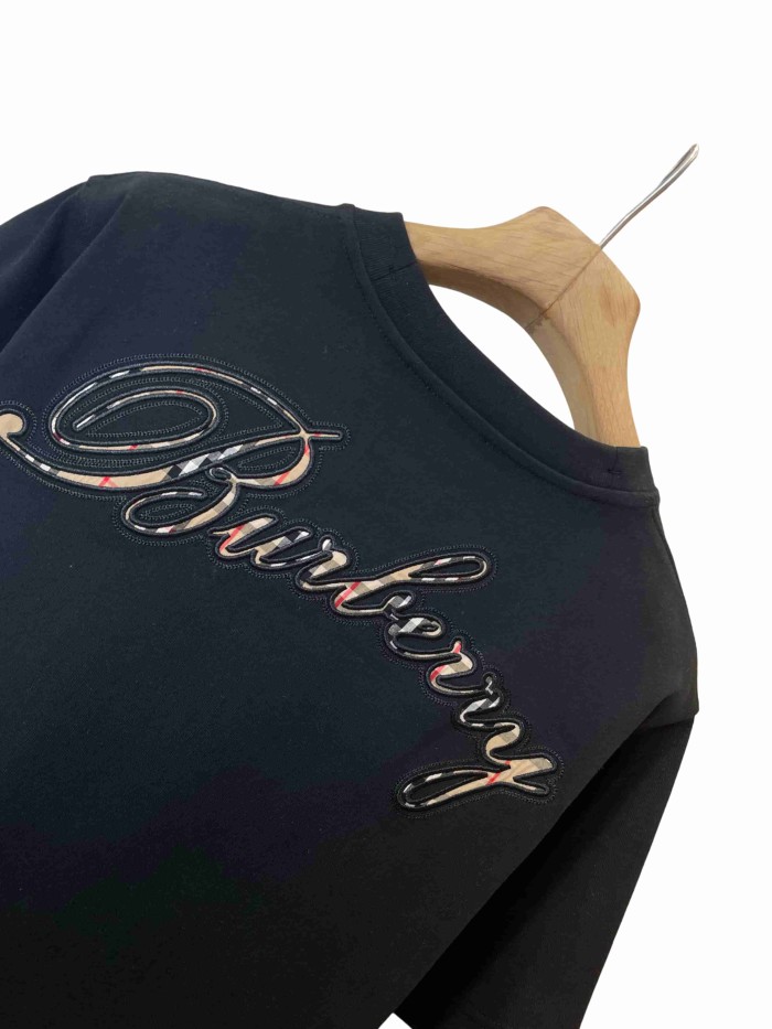 1:1 quality version  Embroidered letter T-shirt 2 colors 28967599