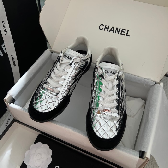 1:1 quality version Retro Quilted Check Baseball Shoes & Trainer Sneakers 4 colors 29093593
