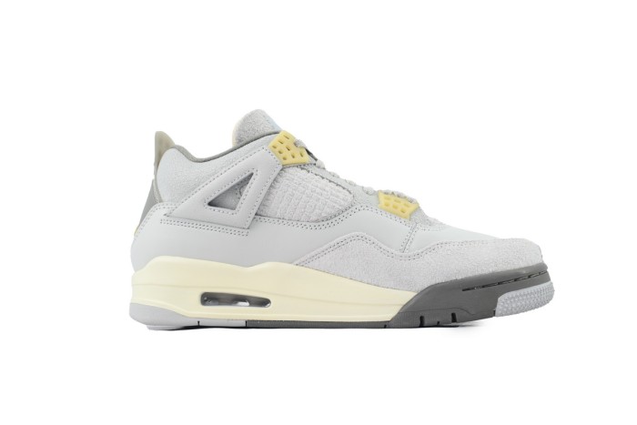 [plus-size shoes]Jordan 4 Retro SE  Craft   Light Smoke Grey Suede Men's Basketball Shoes 29035100