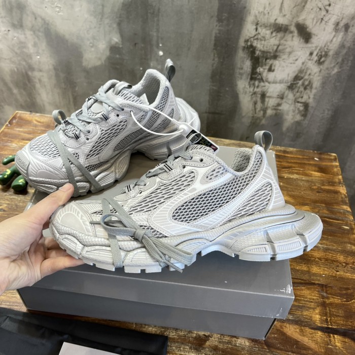 1:1 quality version Lace-up chunky shoes 10 colors