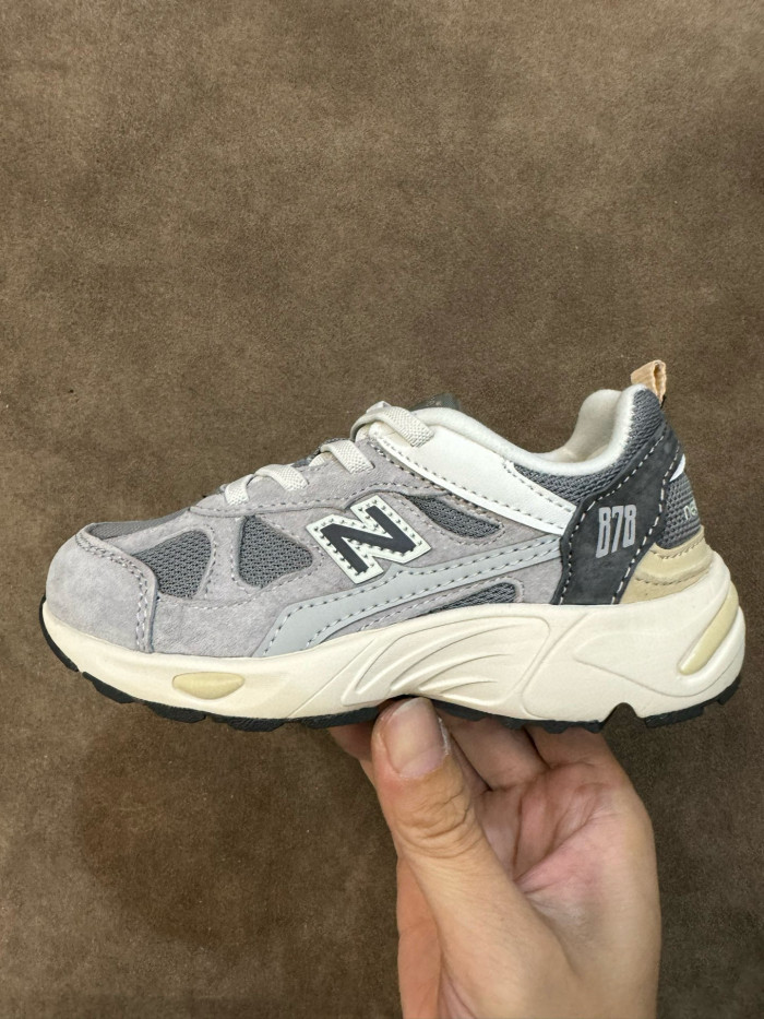 878 Elastic Lace Retro Dad Sneakers for Kids 6 colors 29011048