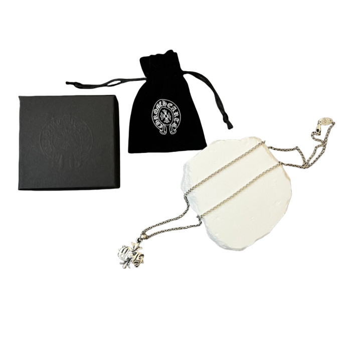 28203347 Alphabet Cross Pendant Necklace