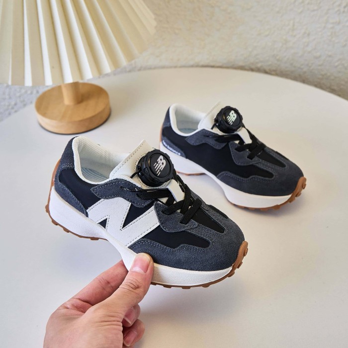 327 Rotating Buckle Waffle Sole Casual Sneakers for Kids 4 colors 29010972