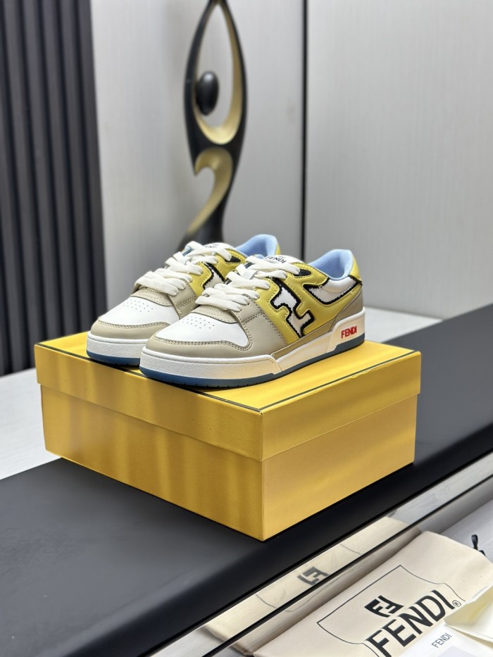 1:1 quality version 28295045 Dark Stripe FF Patchwork Sneakers 8 colors