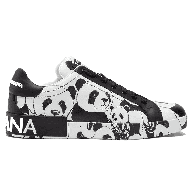DOLCE G@BB@N@ PORTOFINO SNEAKERS IN PRINTED NAPPA CALFSKIN DG 11