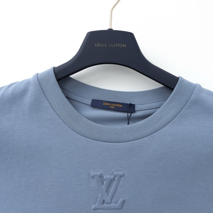 Solid Color Custom 3D Embossed Neck Label T-shirt 6 Colors 28963801