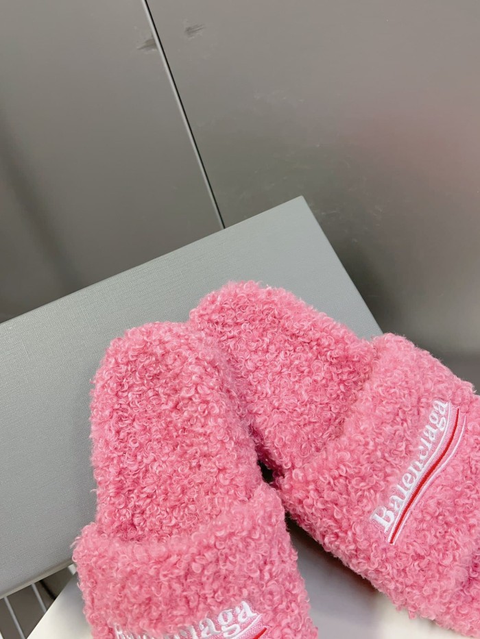 1:1 quality version Cola Embroidery Twill Brushed Cotton Slippers 8 colors 28884668
