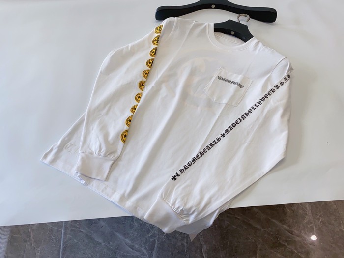 1:1 quality version Gold Disc Cross Long Sleeve T-shirt 2 colors