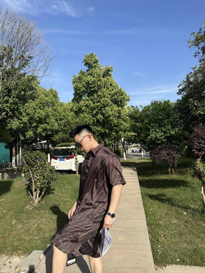 1:1 quality version 27972922 Full Print FF Shorts