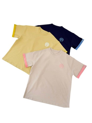 Cross Horseshoe Print Color Block Casual T-Shirt 3 colors for Kids 29008975