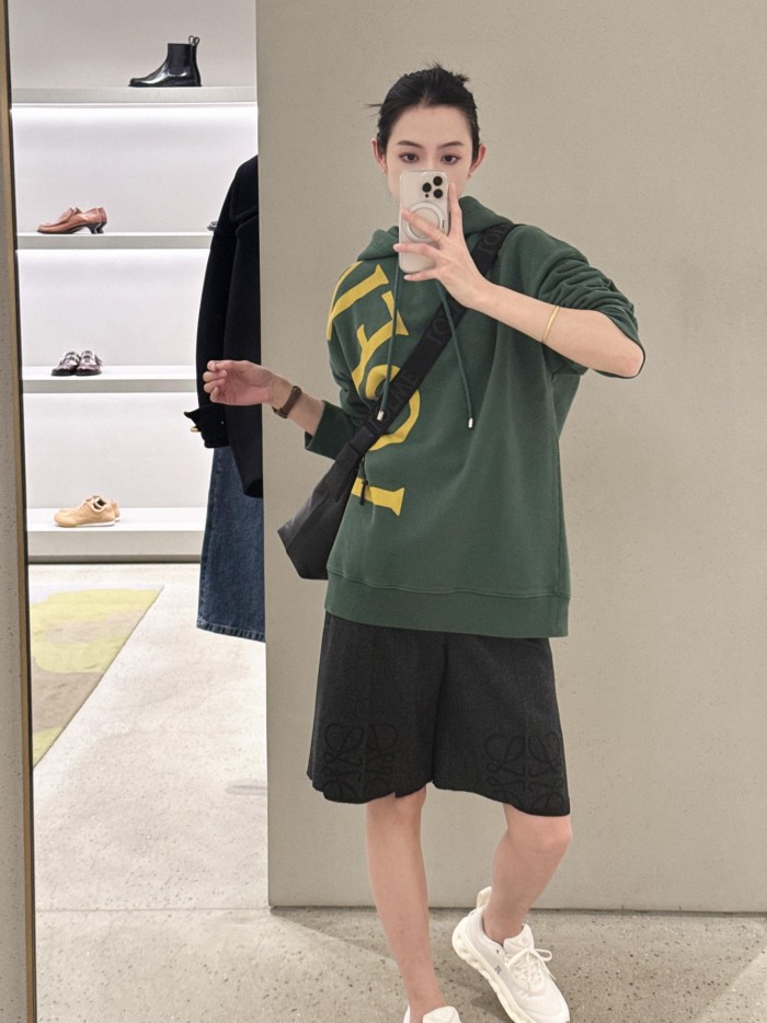 1:1 quality version Large letter-printed Hoodie 2 colors 28465893