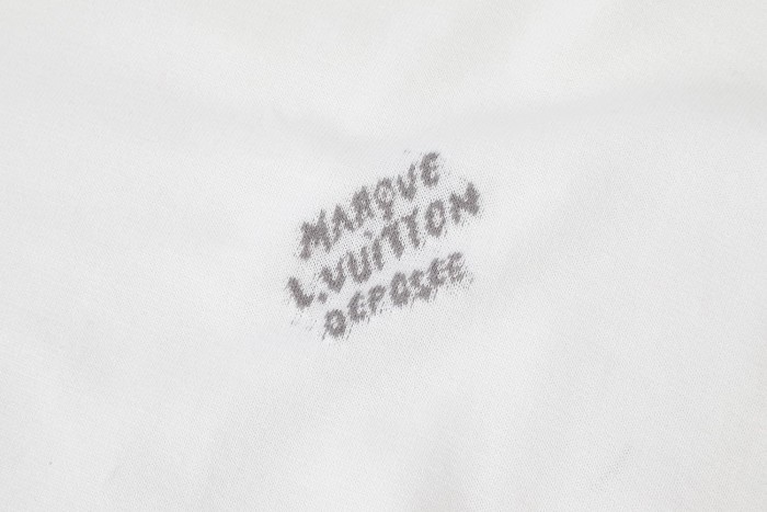 1:1 quality version Letter Jacquard Cotton Knit Print T-Shirt 2 colors 28997771
