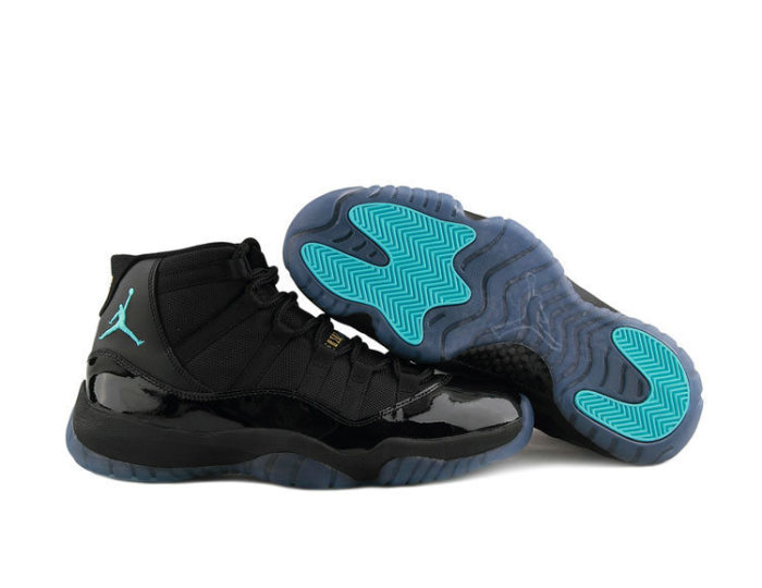 [plus-size shoes]Generation 11 Retro Gamma Blue High Top Basketball Shoes