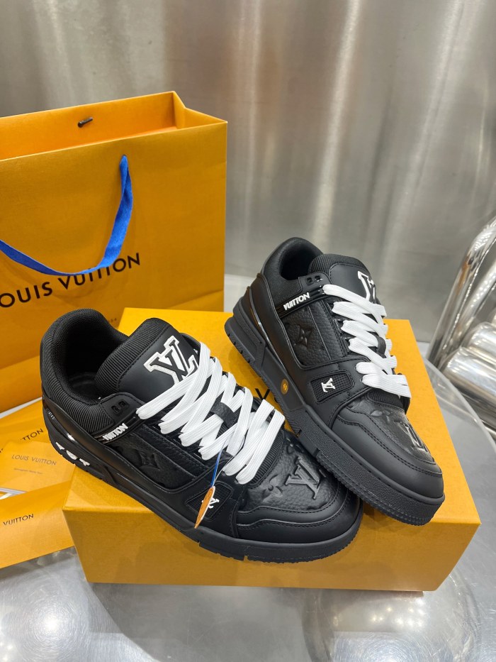 1:1 quality version Trainer Leather Lace-Up Low-Top shoes 28596949