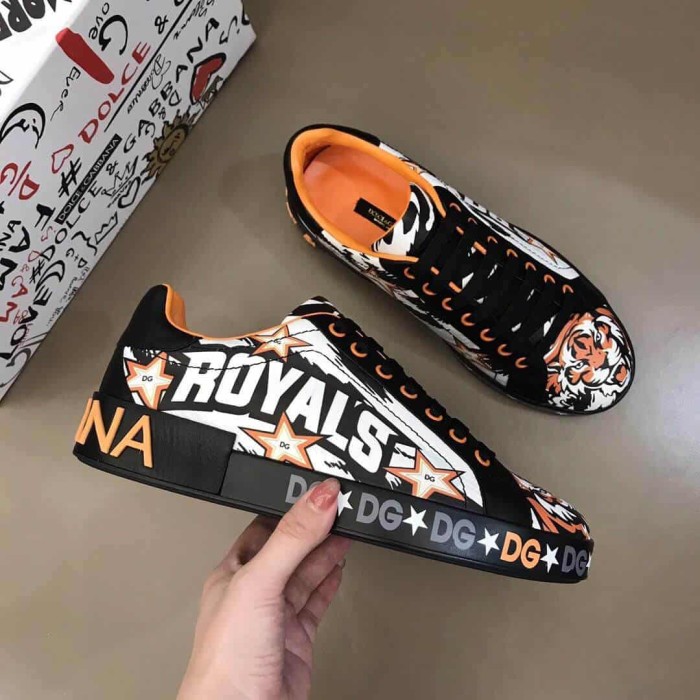 DOLCE    G@BB@N@ PORTOFINO JUNGLE SPORT SNEAKERS   DG88