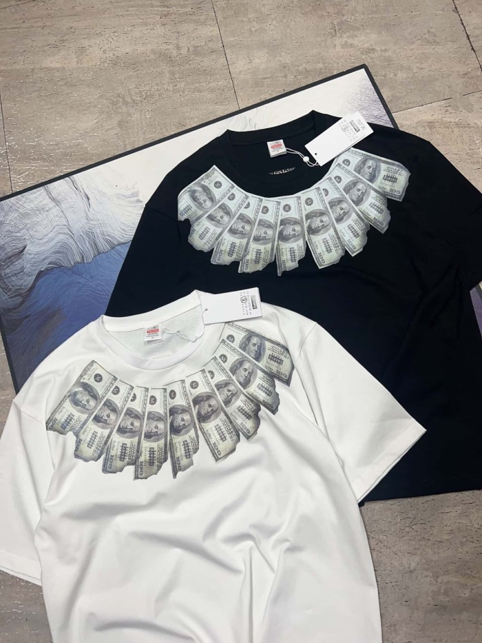 Maison Margiela Co-branded SS26 Dollar Print Tee 2 colors 29045962