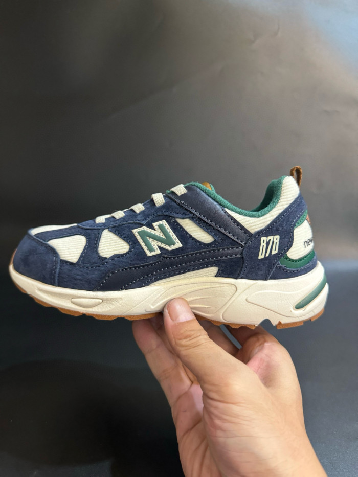 878 Elastic Lace Retro Dad Sneakers for Kids 6 colors 29011048