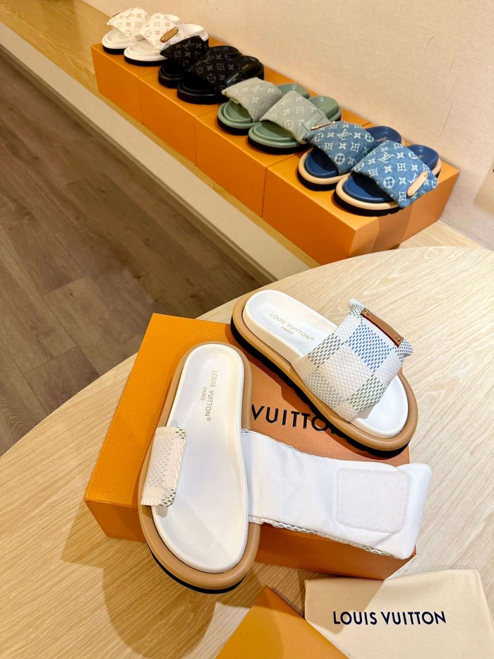 1:1 quality version 3D Logo Floral Velcro Sandals 10 colors 28661452