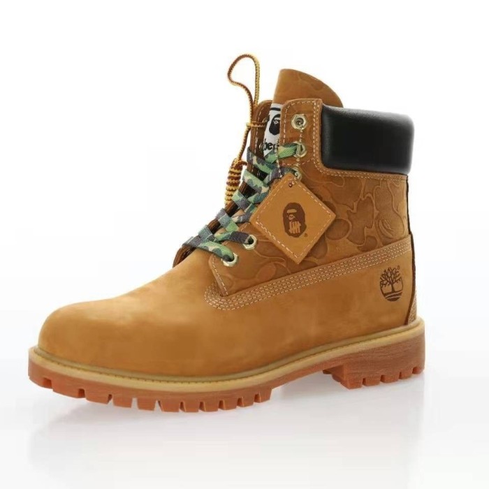 Camouflage Pattern High Top Work Boots