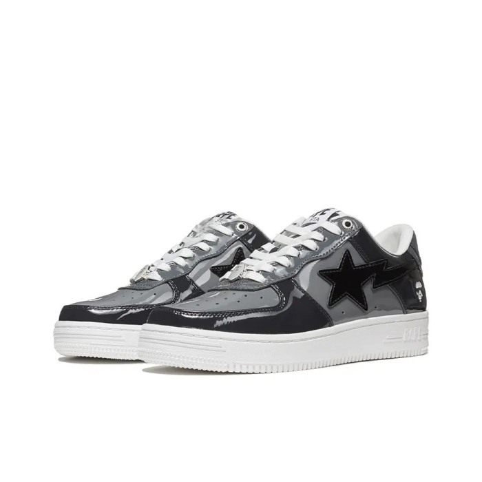 [plus-size shoes]STA Combo Patent Leather Mirror Finish Low-Top shoes 8 colors 28636747