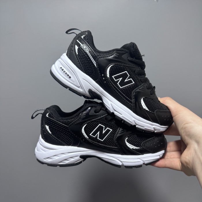 N-logo Mesh Paneled Retro Running Shoes for Kids 8 colors 28997941