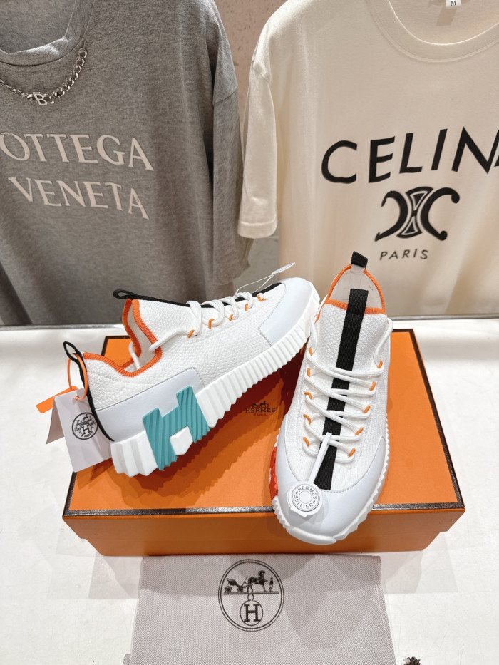 [plus-size shoes]Bouncing Couple Style Nubuck Leather Knit Breathable Casual Sneakers 6 colors 29085406