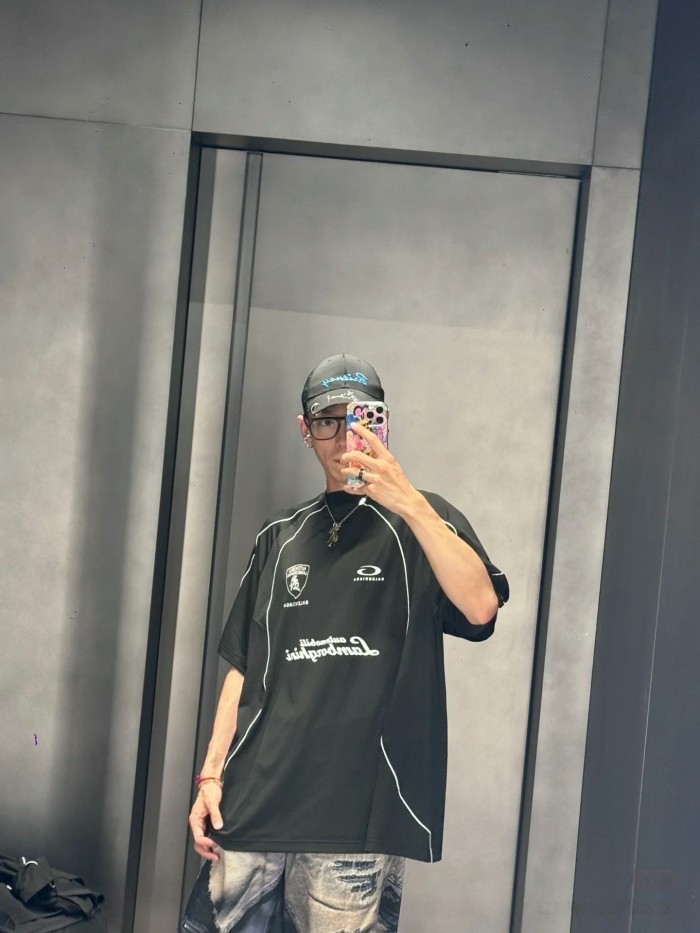 1:1 quality version Lamborghini collaboration tee 28430097