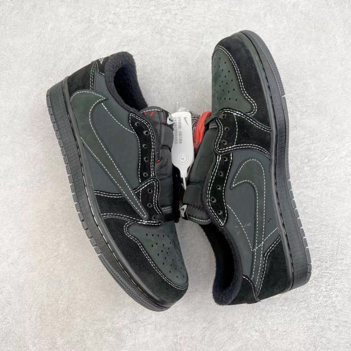 1:1 quality version Travis Scott Co-branded Darth Vader Reverse Hook Low Top Boardshoes