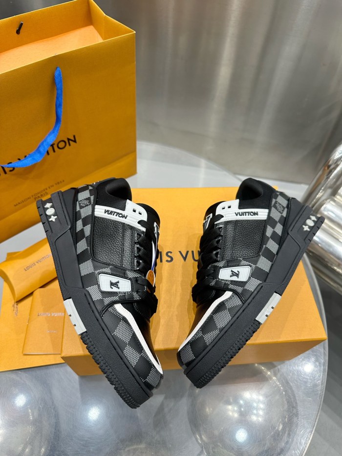 1:1 quality version 27859063 Leather Low Top Shoes 2 colors