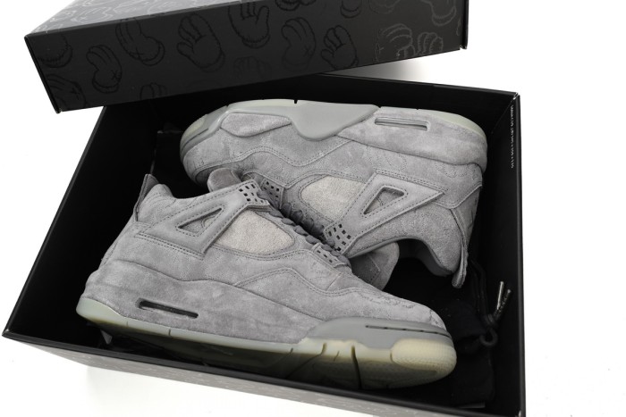 [plus-size shoes] 1:1 quality version KAWS Cool Grey Suede Basketball Shoes 29035155
