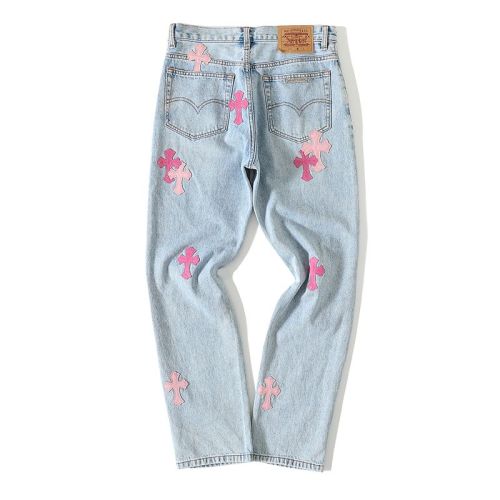1:1 quality version Lambskin Red Cross jeans